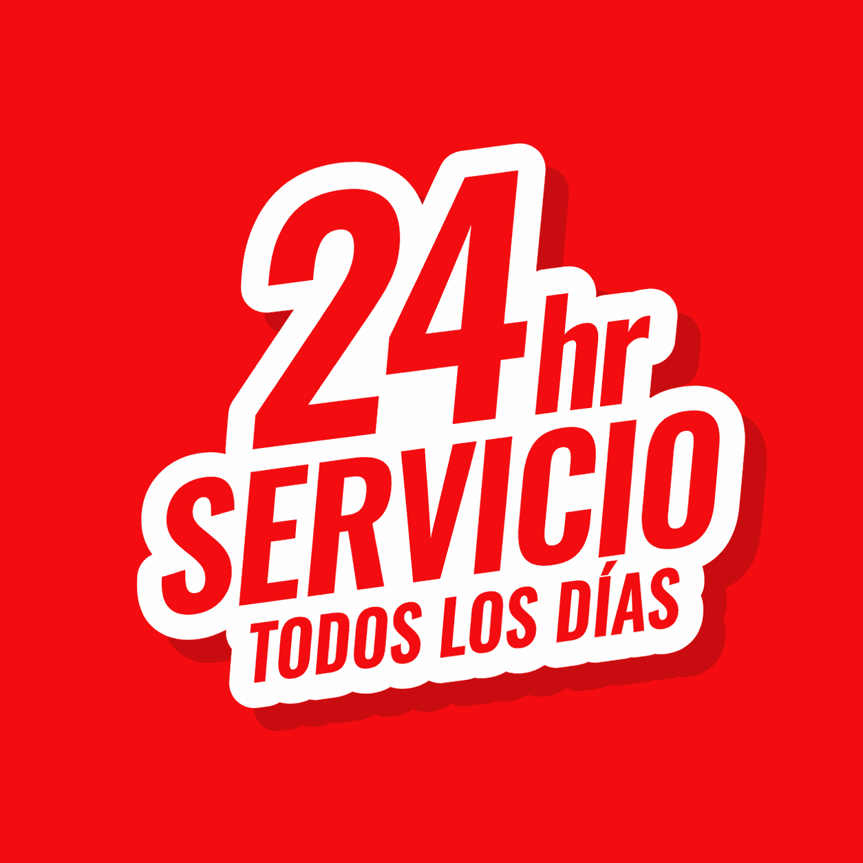 24hr Servicio Todos los Días